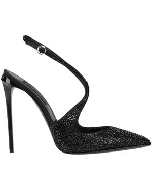 Philipp Plein Court Shoes Textile Fibres - Black