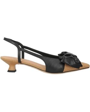 Bruno Premi Pumps Leather, Textile Fibers - Black