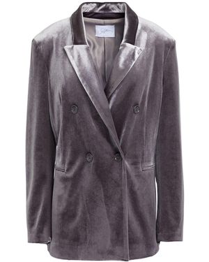 Soallure Blazer Polyester, Elastane - Purple
