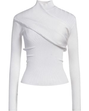 Mugler Rollkragenpullover - Weiß