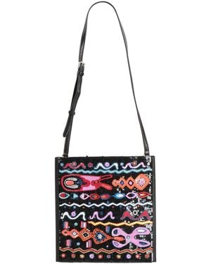 PUCCI Shoulder Bag Polyester, Lambskin - White