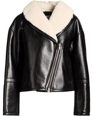 Stand Studio Shearling- & Kunstfell - Schwarz