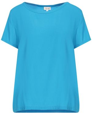 HER SHIRT HER DRESS Top - Blue