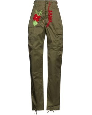 FRONT STREET 8 Pants Cotton - Green