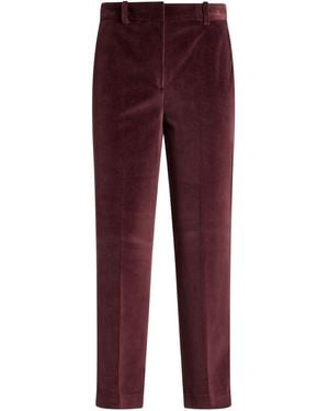 Circolo 1901 Burgundy Pants Cotton, Polyester - Red