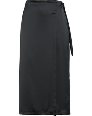 Imperial Midi Skirt Polyester - Black