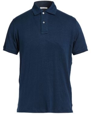 STEFAN BRANDT Polo Shirt Linen, Elastane - Blue