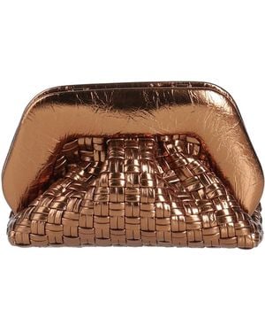 THEMOIRÈ Clutch - Brown