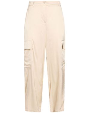 Via Masini 80 Pants Viscose, Elastane - Natural