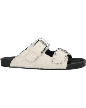 IRO Sandals Textile Fibers - White