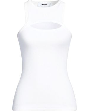 MSGM Tank Top - White
