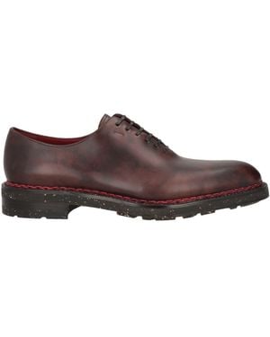 Ferragamo Lace-Up Shoes Calfskin - Brown