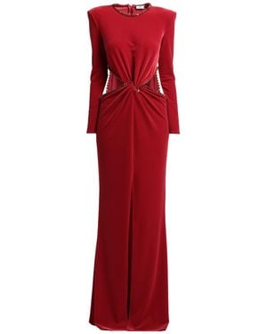 Elisabetta Franchi Long Dress - Red