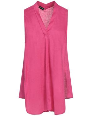 Emporio Armani Fuchsia Top Linen - Pink