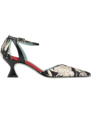 Paola D'arcano Pumps Textile Fibers - White