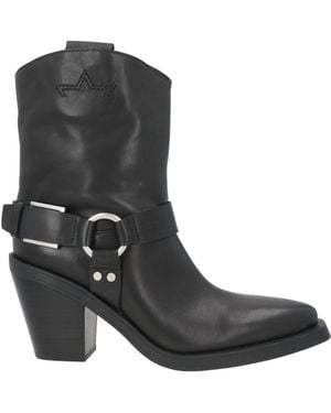 Ash Ankle Boots Leather - Black