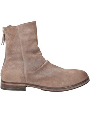 Moma Taupe Ankle Boots Leather - Brown