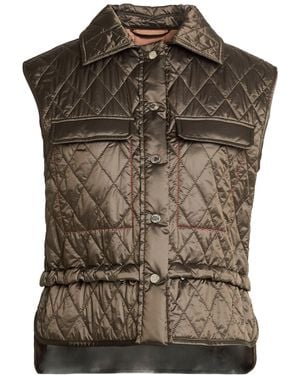 Moorer Vest Polyamide, Polyurethane - Brown