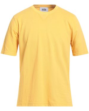 Alpha Studio T-Shirt Cotton - Yellow
