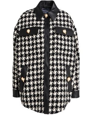 Moschino Couture Jacket Virgin Wool, Cotton, Polyamide - Black
