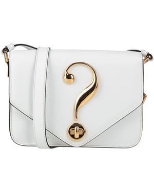 Moschino Cross-Body Bag Leather - White