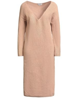 Ballantyne Midi Dress Wool - Natural