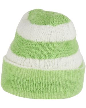 SOLOTRE Hat Mohair Wool, Polyamide, Wool, Cashmere, Nylon - Green