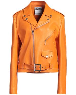 Moschino Leather jackets for Women | Online Sale up to 83