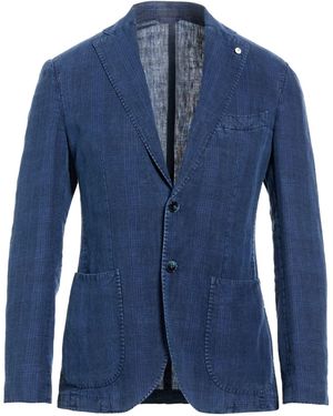 L.B.M. 1911 Blazer Linen - Blue