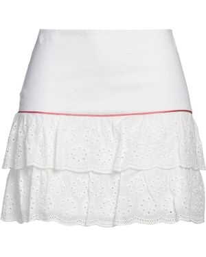 Le Volière Mini Skirt Cotton - White