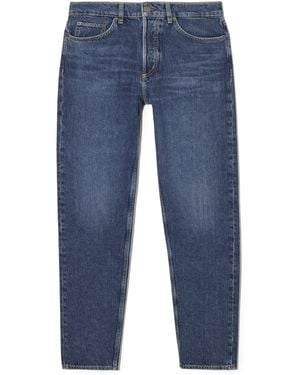COS Jeans Mit Normaler Passform Und Schmal Zulaufendem Bein - Blau