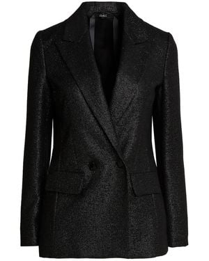 Carla G Blazer Polyester, Wool, Viscose, Synthetic Fibers, Metal Fiber - Black