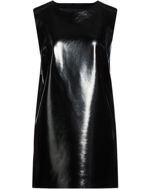Norma Kamali Mini Dress Polyurethane, Polyester, Elastane - Black
