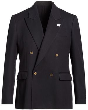 Lardini Midnight Blazer Virgin Wool - Blue
