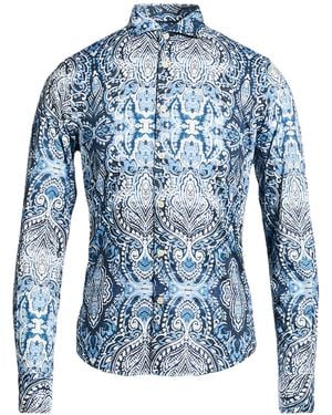 Yes-Zee Midnight Shirt Cotton - Blue