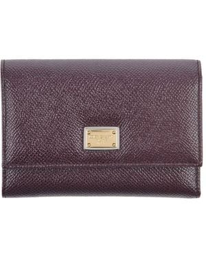 Dolce & Gabbana Wallet Calfskin - Purple