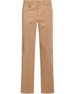 High Use Camel Trousers Cotton, Elastane - Natural