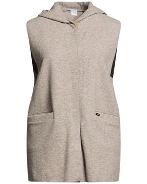 Fedeli Taupe Vest Cashmere - Gray