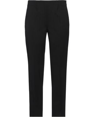 Piazza Sempione Trousers Virgin Wool, Polyamide, Elastane - Black