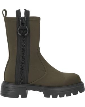 Jeannot Military Ankle Boots Textile Fibers - Green