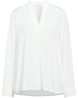 Manila Grace Top Viscose, Silk - White