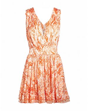 Poupette Mini Dress Viscose - Orange