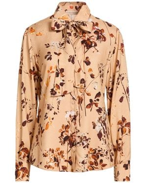 Purotatto Sand Shirt Viscose - Brown