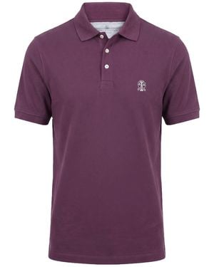 Brunello Cucinelli Polo - Morado