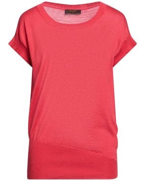 Moorer Brick Jumper Wool, Silk, Cashmere - Pink
