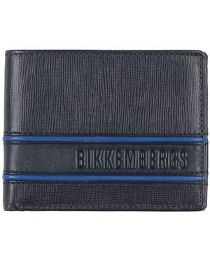 Bikkembergs Wallet Cow Leather - Blue