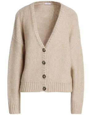 Peserico Cardigan Polyester, Polyamide, Alpaca Wool, Metal Fiber - Natural