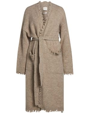 Lauren Manoogian Cardigan Baby Alpaca Wool, Merino Wool, Polyamide - Natural
