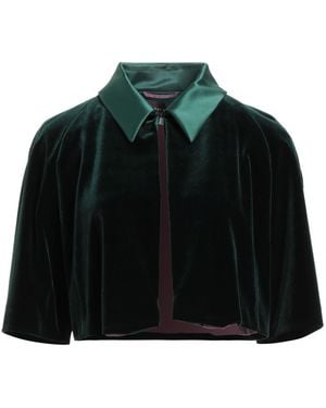 Talbot Runhof Dark Jacket Polyester, Elastane - Green