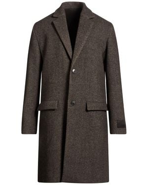 Zadig & Voltaire Charcoal Coat Wool, Polyamide, Polyester, Acetate, Viscose - Grey